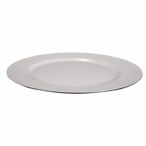 Plato Base Básico Plata Z&L 33 Cm