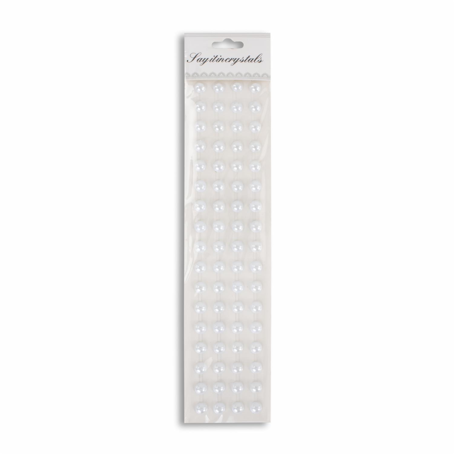 Adhesivo Redondo Surtido Blanco Y Crema LAYITINCRYSTALS Unidad