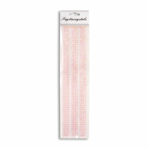 Adhesivo Redondo Pequeño Surtido Rosa Y Blanco LAYITINCRYSTALS Unidad