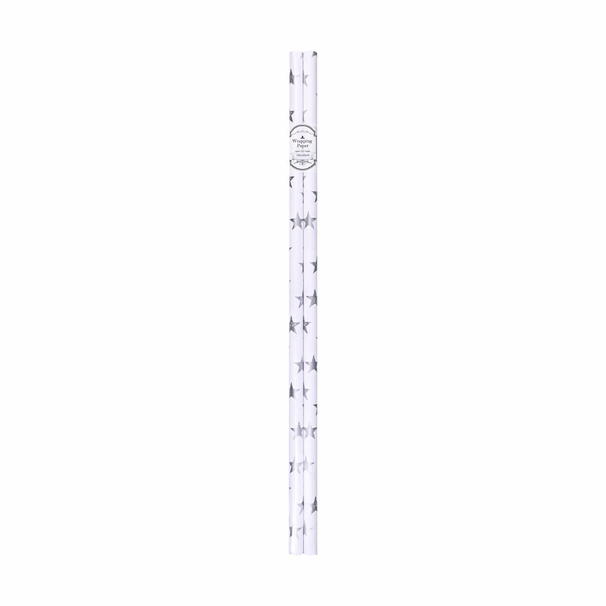 Papel De Regalo Estrellas Blanco KOOME X 2 Uds