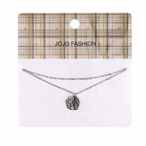 Pulsera Dije De Rosa JOJO FASHION Metalico