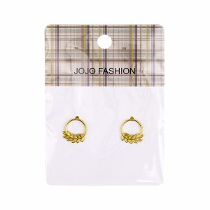 Aretes Para Dama Argollas Dijes JOJO FASHION Plateada