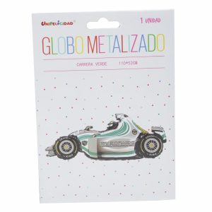 Globo Auto Blanco Verde UNIFELICIDAD 110 X 52 Cm