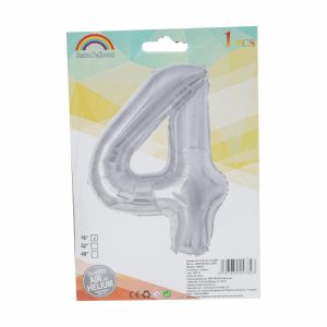 Globo Plateado JASON BALLOONS N°4