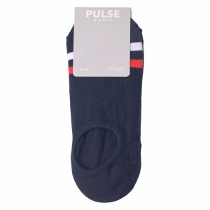 Medias Tobilleras Pack X 3 Diseño Rayas PULSE Talla 10-12