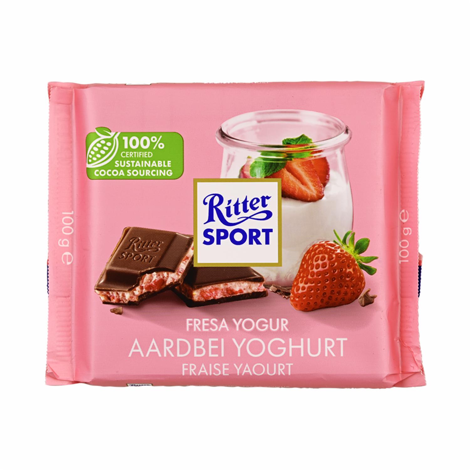Chocolate De Fresa Y Yogurt RITTER SPORT 100 G - Image 2