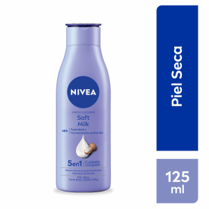 Crema Corporal Body Soft Milk Piel Seca NIVEA 120 Ml