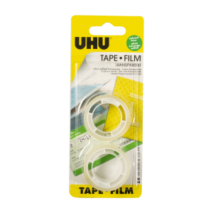 Cinta Adhesiva Transparente 2 Repuestos UHU 19Mmx7.5M