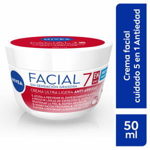 Crema Facial 5 En 1 Cuidado Anti Arrugas NIVEA 50 Ml