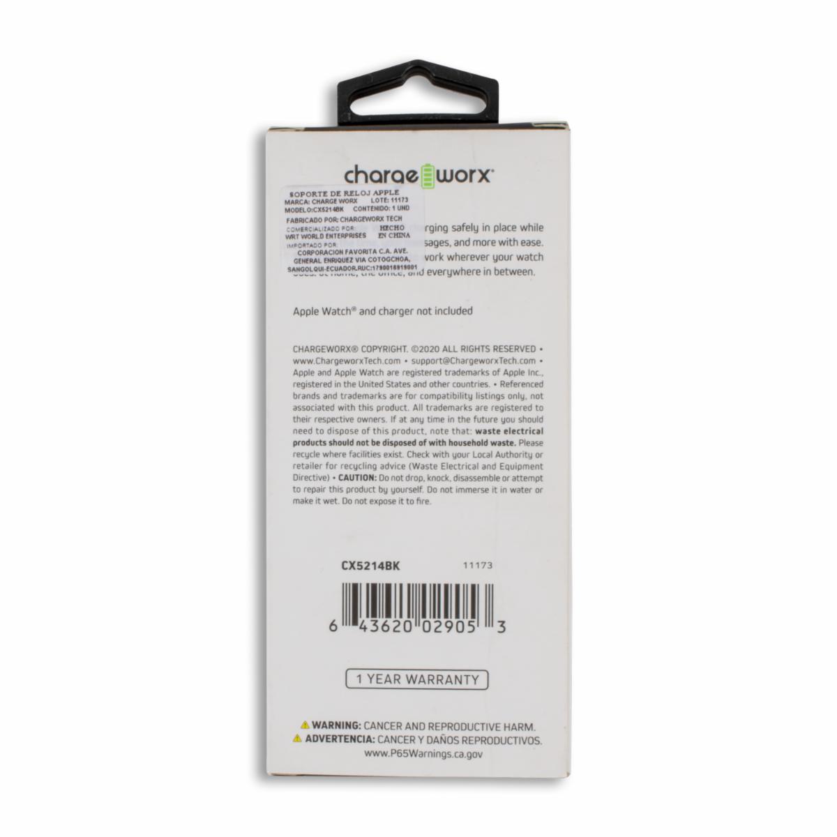 Cargador Multiusos Smart Watch Y iPhone CHARGE WORX Inalámbrico - Image 2