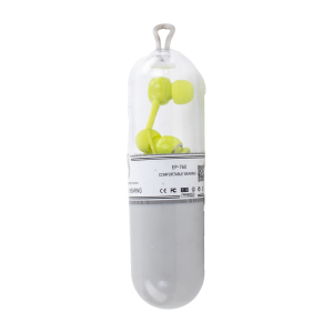 Audífonos Inserción Cápsula Verde TREQA Con Cable