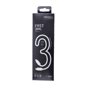 Cable Tipo C Blanco TREQA 3 Metros