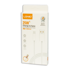 Cable USB-C A USB-A Blanco LDNIO 25 W