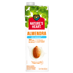 Bebida De Almendras Sin Azúcar NATURE´S HEART 369 G