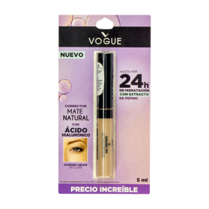 Corrector De Ojeras Líquido Mate Natural VOGUE 5 Ml