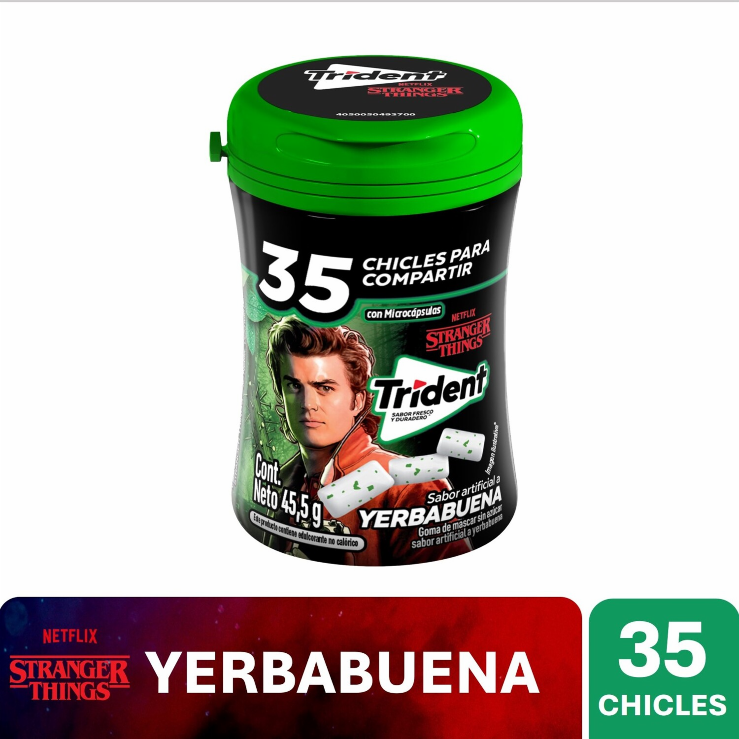 Chicles Sabor A Yerbabuena TRIDENT 45.50 G