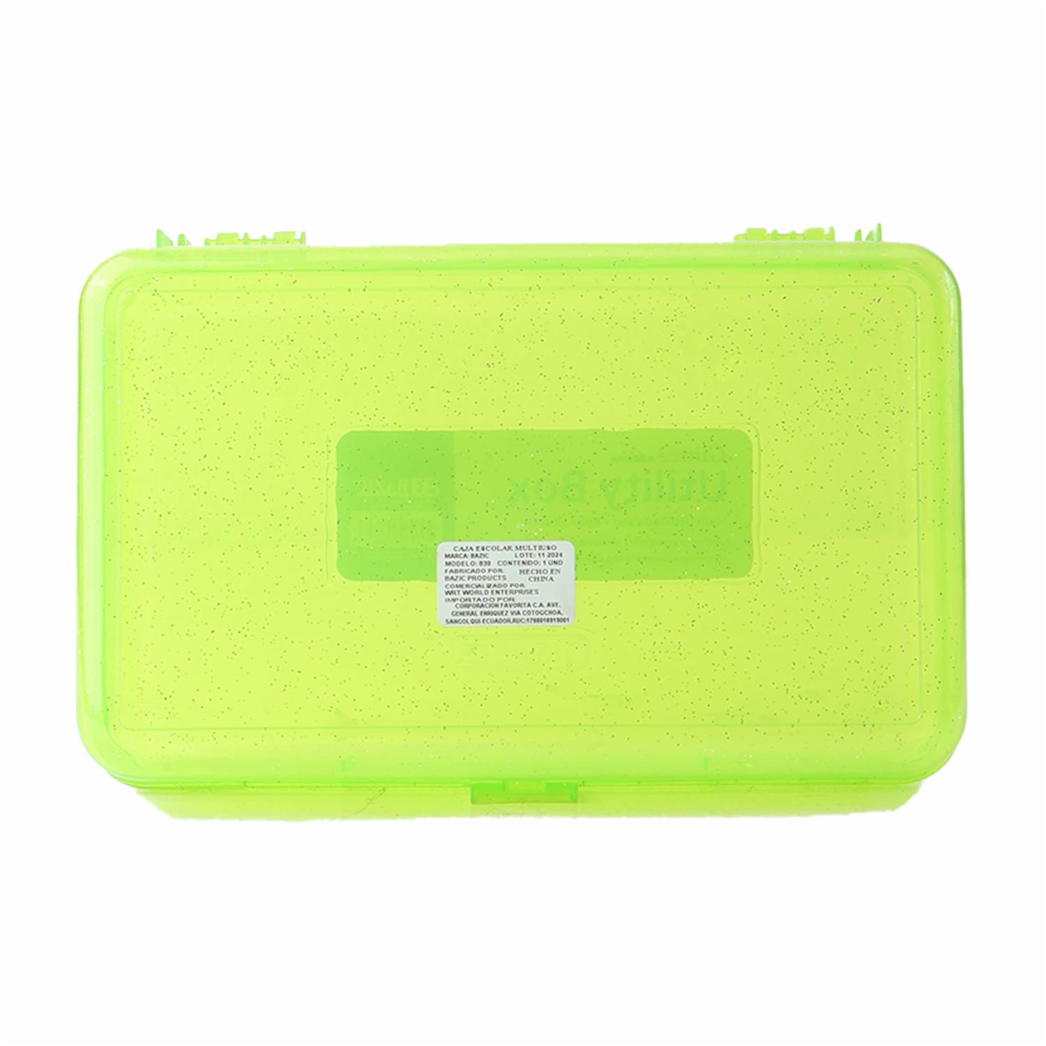 Caja Escolar Multiuso Glitter BAZIC Unidad - Image 2