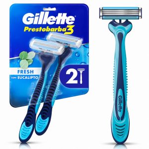 Afeitadora Desechable Prestobarba 3 Fresh Con Eucalipto GILLETTE X 2 Uds