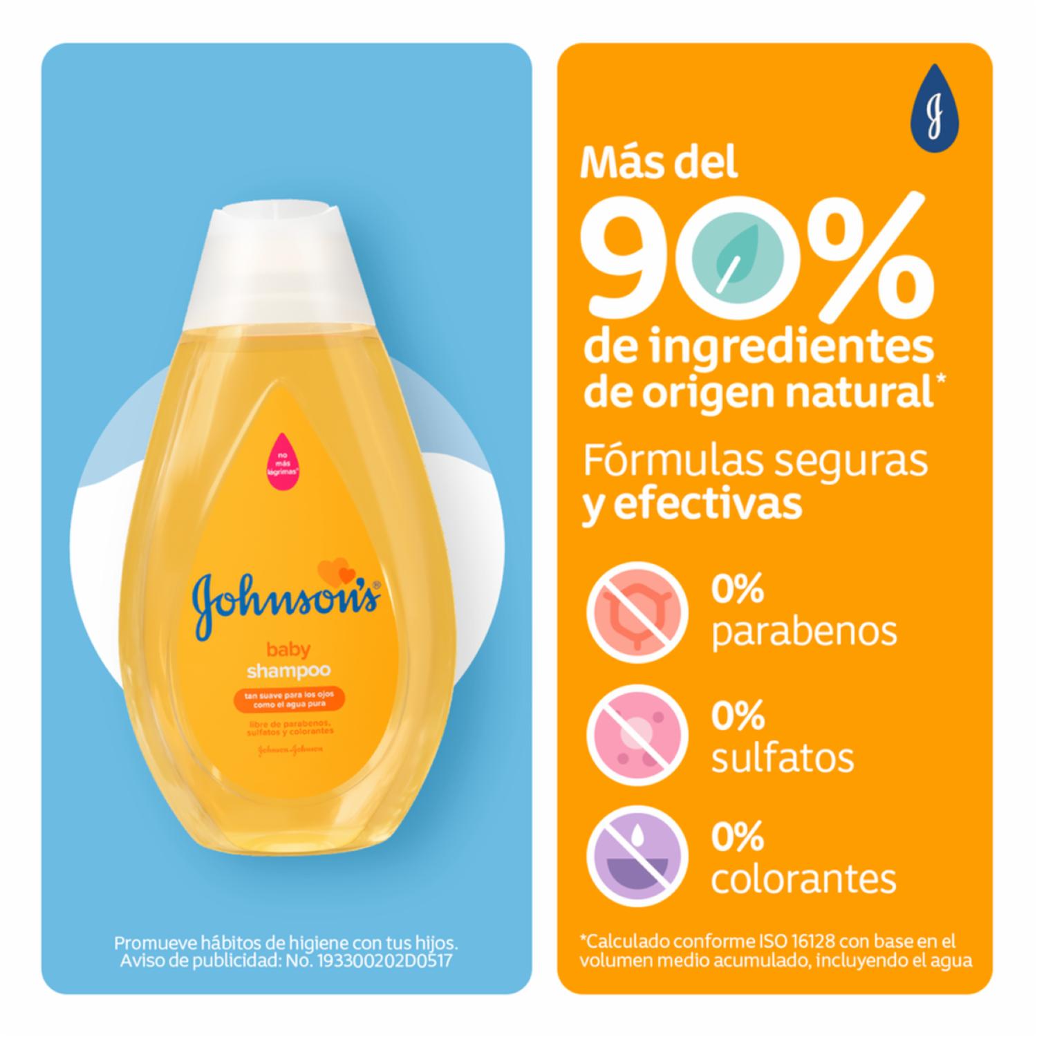Shampoo Bebé Original JOHNSON'S 400 Ml - Image 4