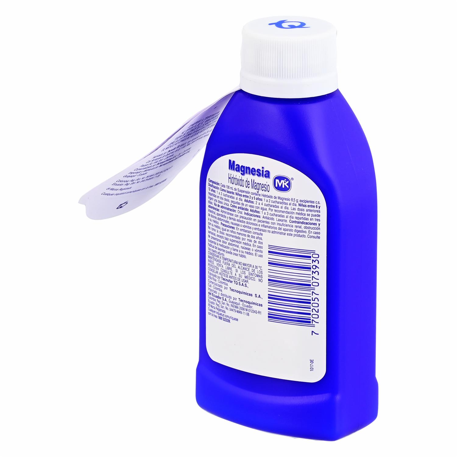 Leche De Magnesia Tradicional MK 120 Ml - Image 2