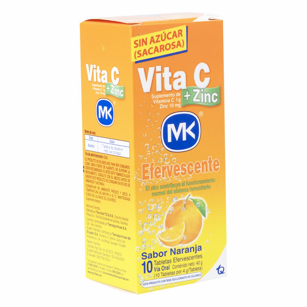Vitamina C Zinc Naranja 1 G Sd MK 40G - Image 4