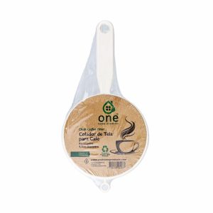 Colador Para  Café De Tela Blanco DAMECOS 10 Cm