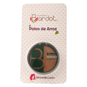 Polvo Compacto De Arroz Para Piel Grasa O Mixta BARDOT 10 G