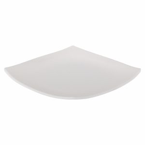 Plato Pequeño Cuadrado Blanco VAJILLAS SABANA 17 X 17 Cm