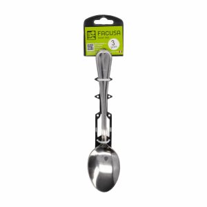 Set De Cubiertos Cucharas De Mesa Diseño Corazón 3 Puestos FACUSA 3 Piezas