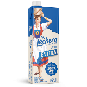 Leche Entera Larga Vida LA LECHERA 1000 Ml