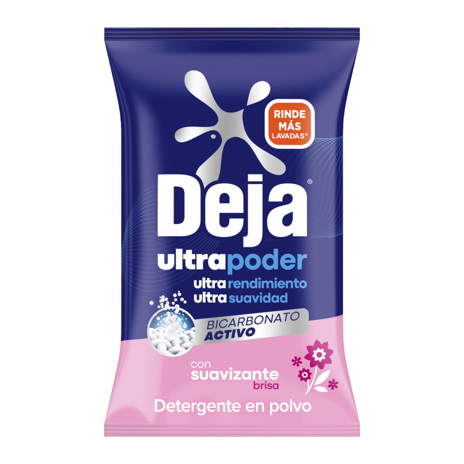 Detergente En Polvo Brisa Primavera Con Suavizante + Bicarbonato DEJA 1.2 Kg