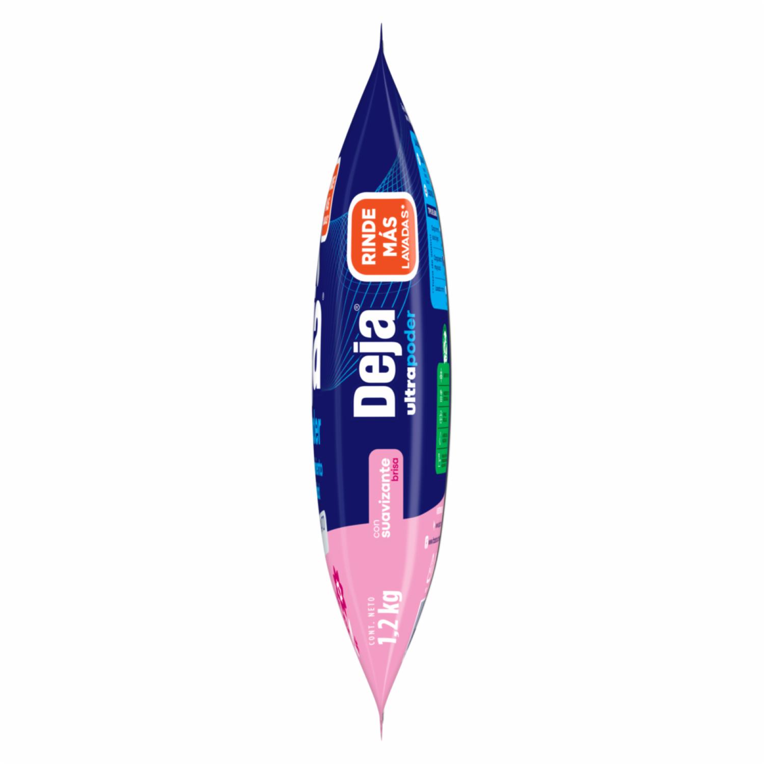 Detergente En Polvo Brisa Primavera Con Suavizante + Bicarbonato DEJA 1.2 Kg - Image 3