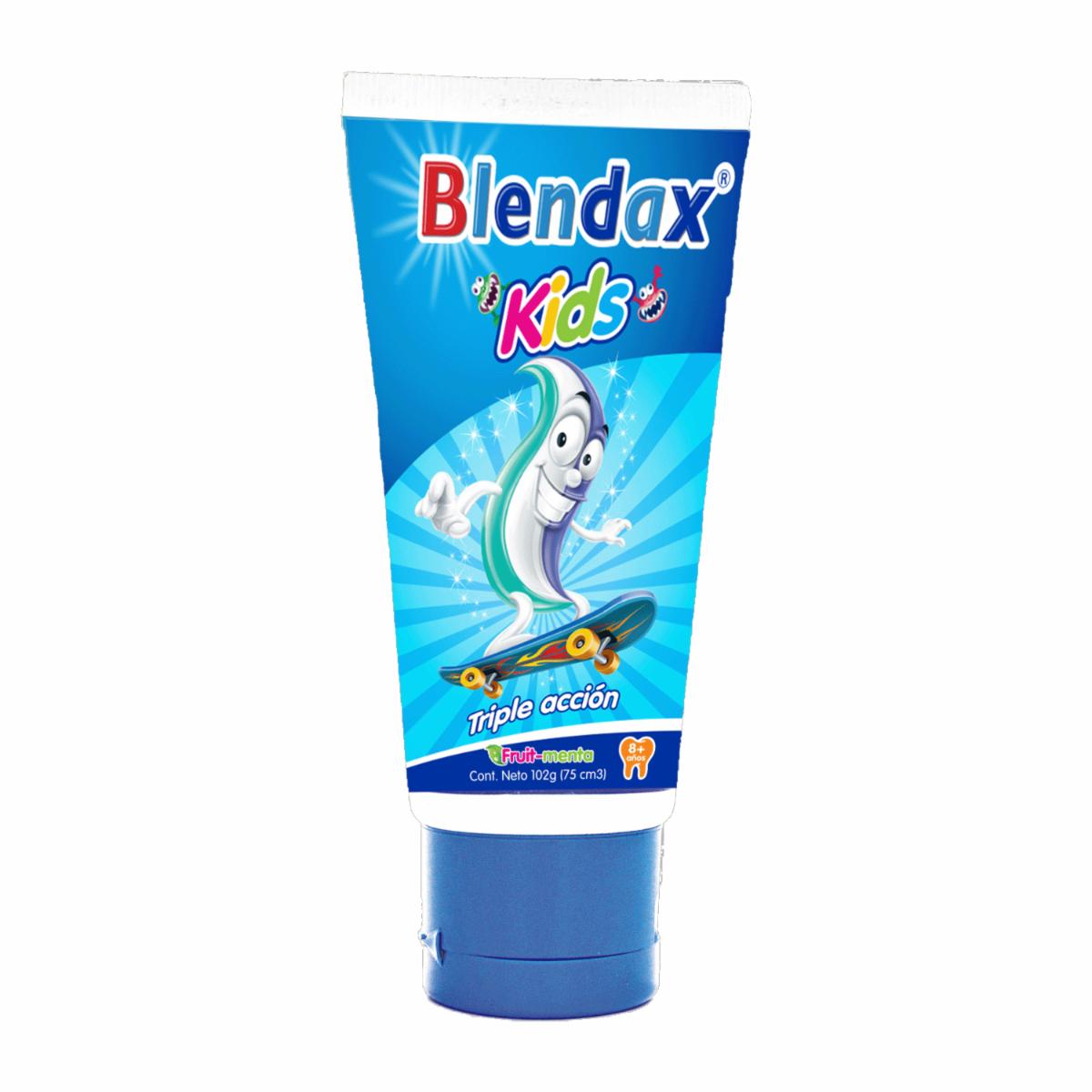 Pasta Dental Infantil Triple Acción Fruit-Menta BLENDAX 102 G
