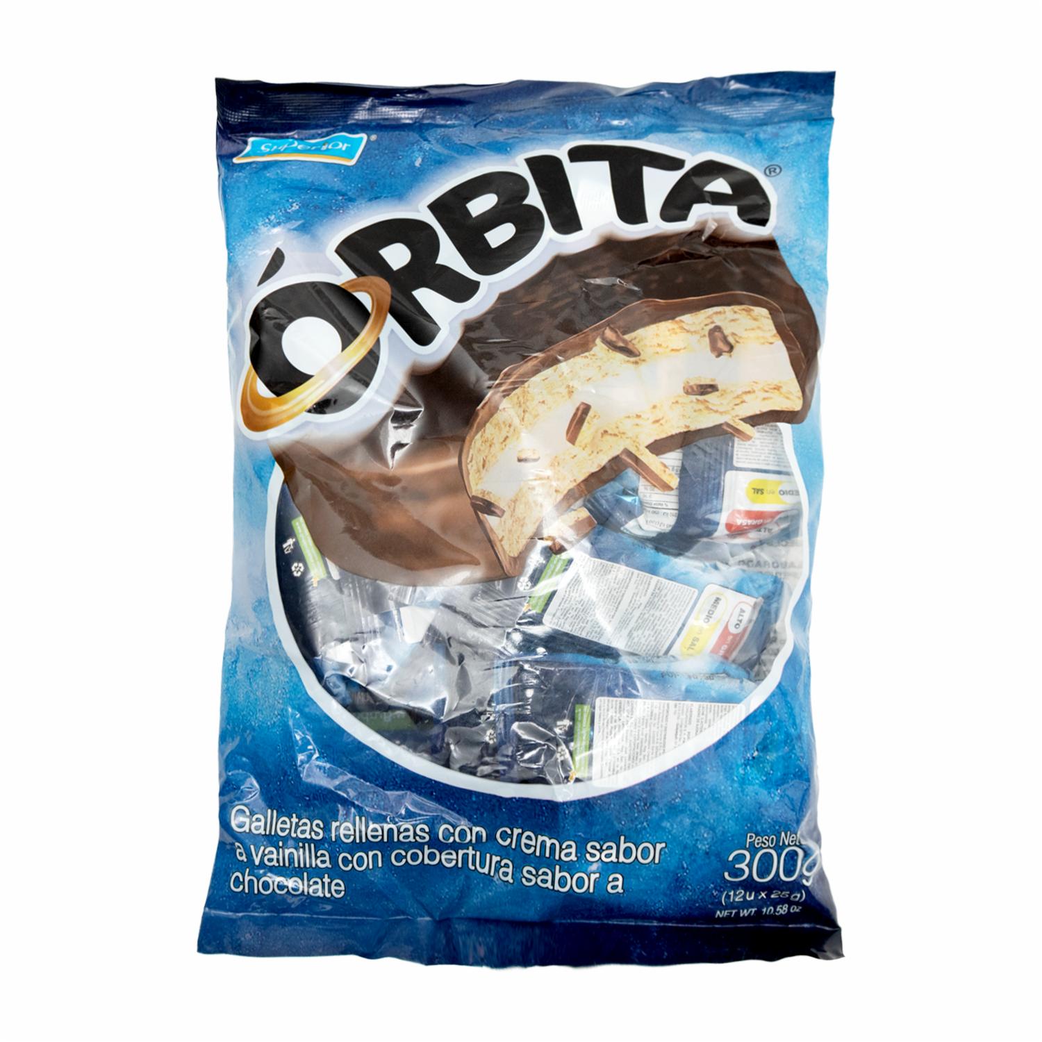 Galleta De Dulce Rellenas Vainilla Y Cobertura De Chocolate ÓRBITA 300 G - Image 2