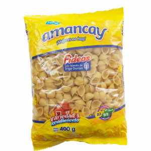Fideos Caracol AMANCAY 400 G