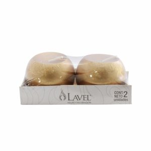 Set Bolas 200 X 2 Lac Dorado LAVEL 11 X 6 Cm