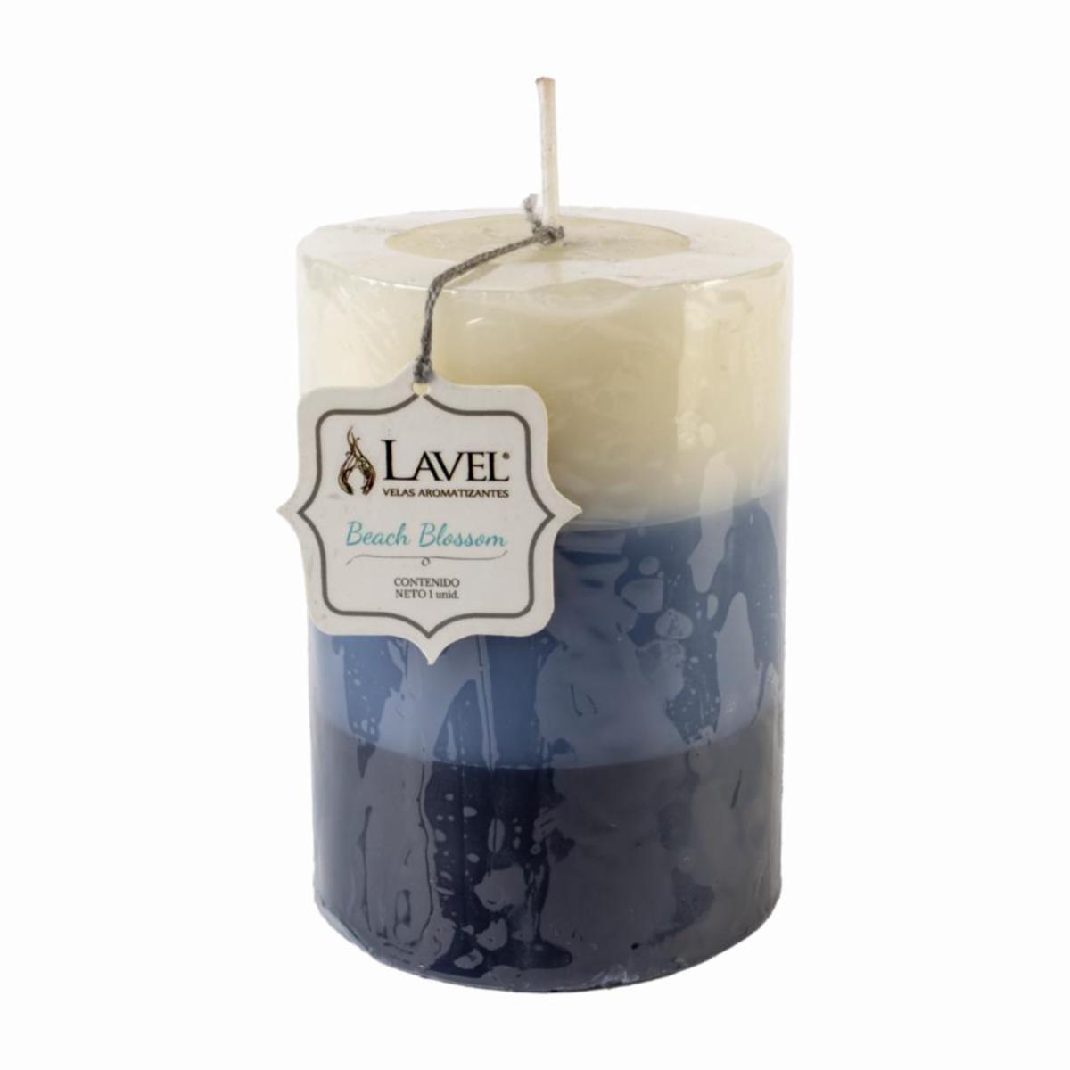 Vela Redonda 304 Degra Azul LAVEL 7,5 X 10 Cm