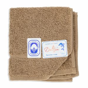 Toalla De Cara Café Claro Mini DELFÍN