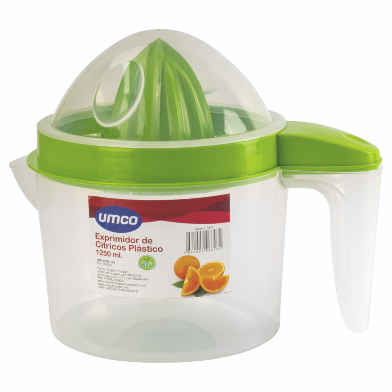 Exprimidor De Cítricos Plástico UMCO 1250 Ml