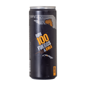 Ron Con Cola 100 FUEGOS 330 Ml