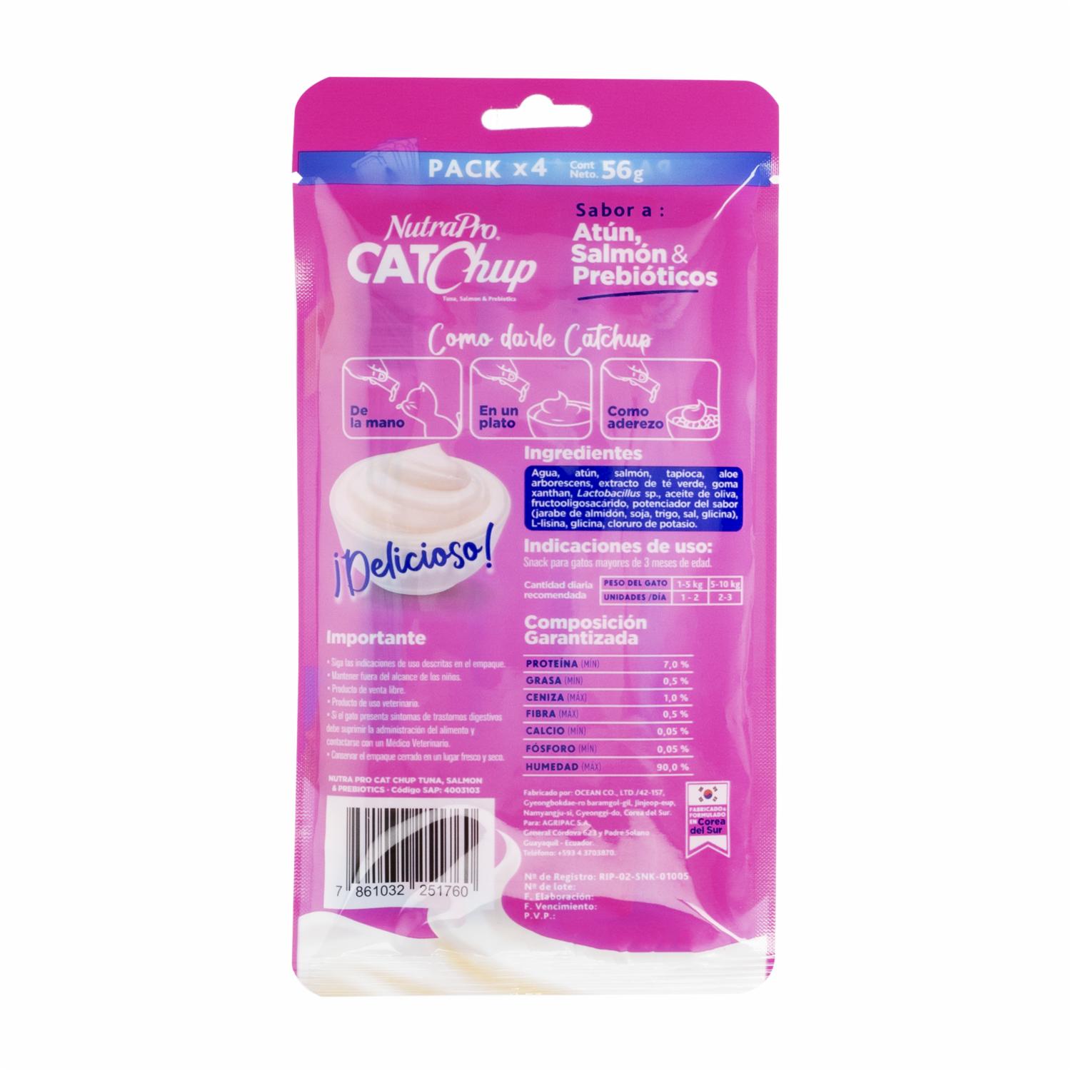 Alimento Para Gatos Sabor A Salmon Y Atún NUTRAPRO 56 G - Image 2