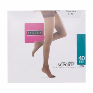 Panty Media Lycra Soporte Eurocolor 40 Den INGESA