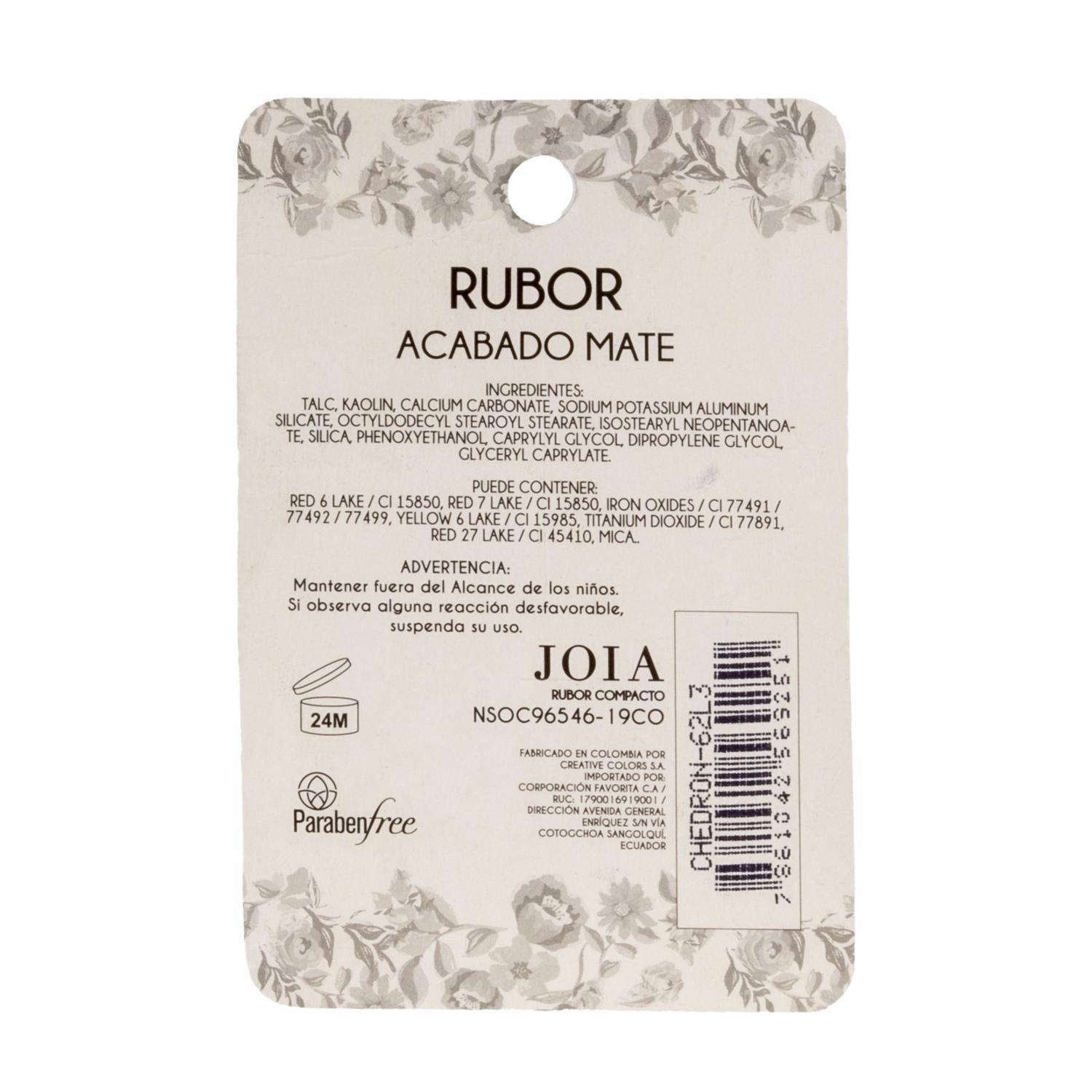 Rubor Tono Chedron JOIA Unidad - Image 2