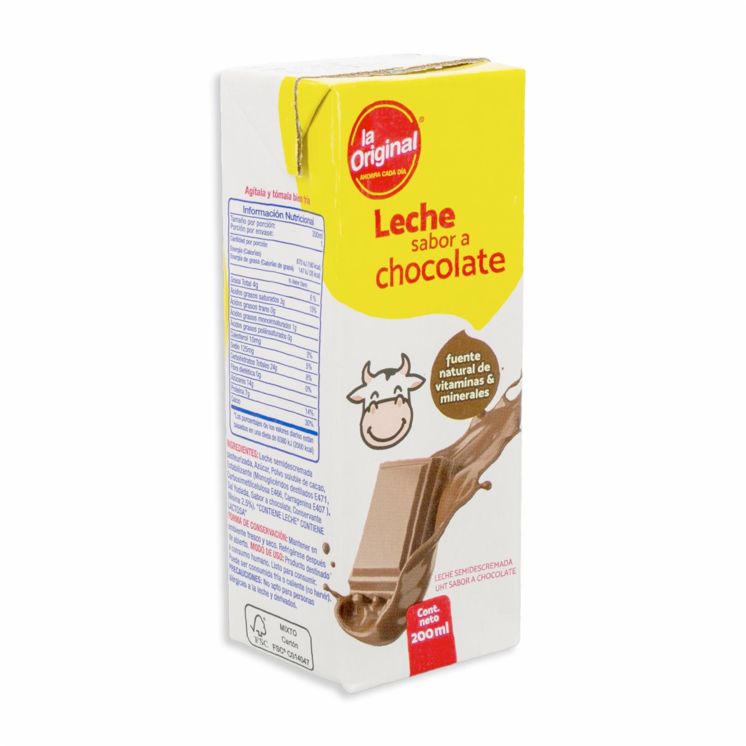 Leche Saborizada De Chocolate LA ORIGINAL Tetrapak - Image 5