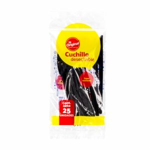 Cuchillo Blanco Plástica LA ORIGINAL Por 25 Uds