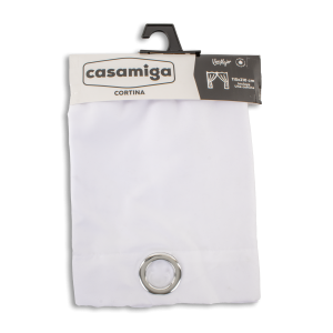 Cortina De Área Modelo One Argolla Blanca CASAMIGA 210 X 115 Cm