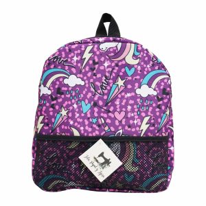Mochila Estampado Surtido TELA, PAPEL Y TIJERA 30X26X7 CM