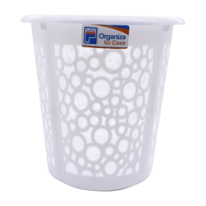 Papelero Calado Blanco PLAPASA 5,5 L