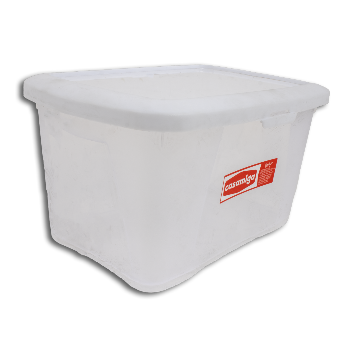 Caja Multiuso Con Tapa De Color Blanco PLAPASA 28 X 18 X 15 Cm - Image 2