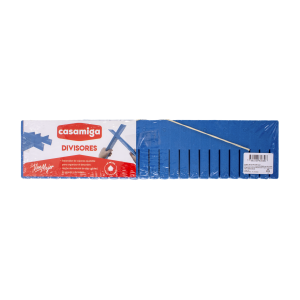 Divisores Multiuso Para Cajas Y Cajones Color Azul CASAMIGA Unidad